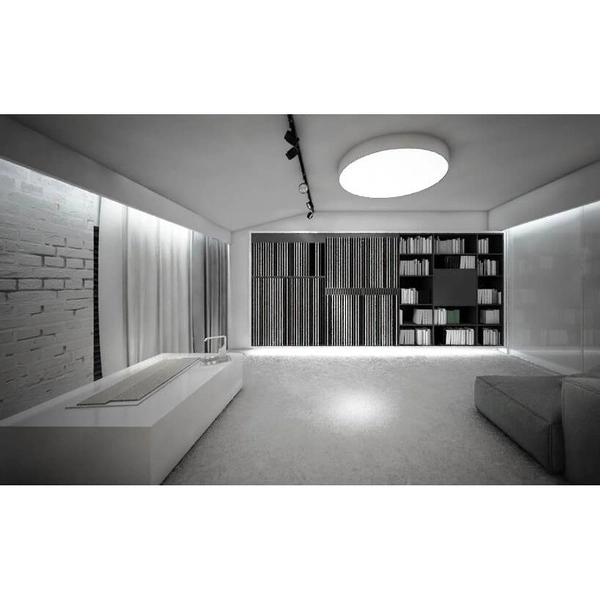 Plafon LAMPA sufitowa BUNGO 7142 Shilo okrągła OPRAWA ścienna KINKIET biały