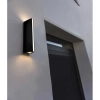 Zewnętrzna LAMPA ścienna LEO 5192701330 Lutec metalowa OPRAWA kinkiet LED 14W 3000K elewacyjny IP54 czarny