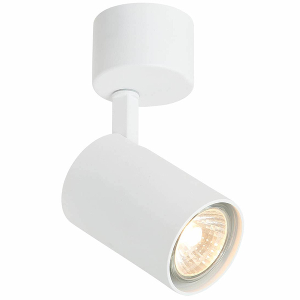 Spot LAMPA sufitowa Tuka Bianco Orlicki Design regulowana OPRAWA metalowa downlight tuba biała OUTLET