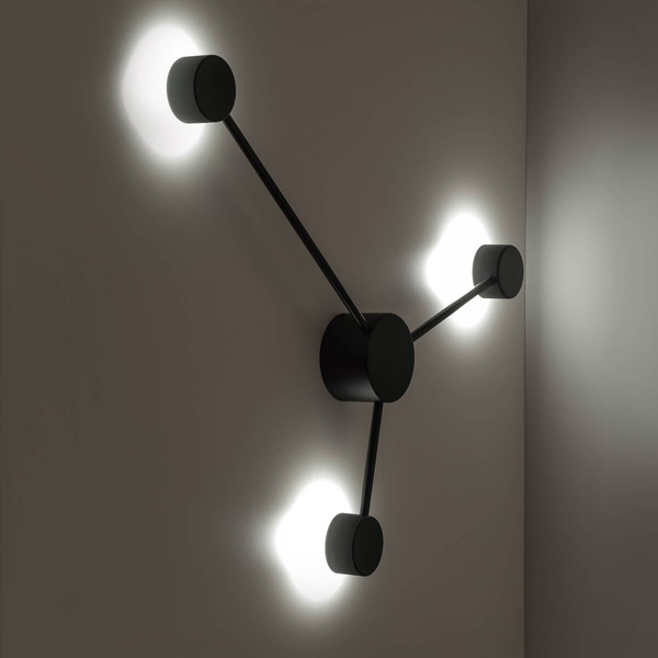 Kinkiet na ścianę Avia 6809 TK Lighting punktowy metalowy czarny