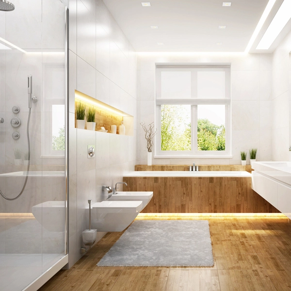 Podtynkowa lampa sufitowa CHIPO ARGU10-031-N wpust do łazienki IP54 biały