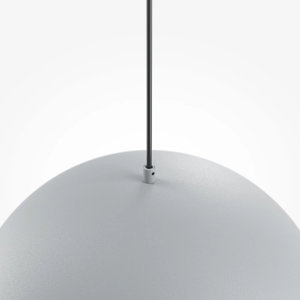 Lampa wisząca kopuła Basic colors MOD168PL-01GR Maytoni nad wyspę szary