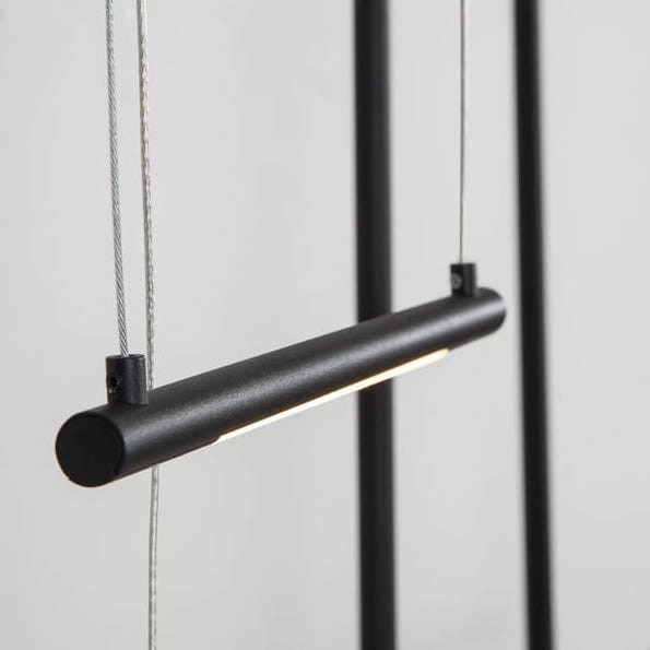 LAMPA wisząca BUGA LE41353 Luces Exclusivas minimalistyczna OPRAWA zwis LED 35W 3000K tuby czarne