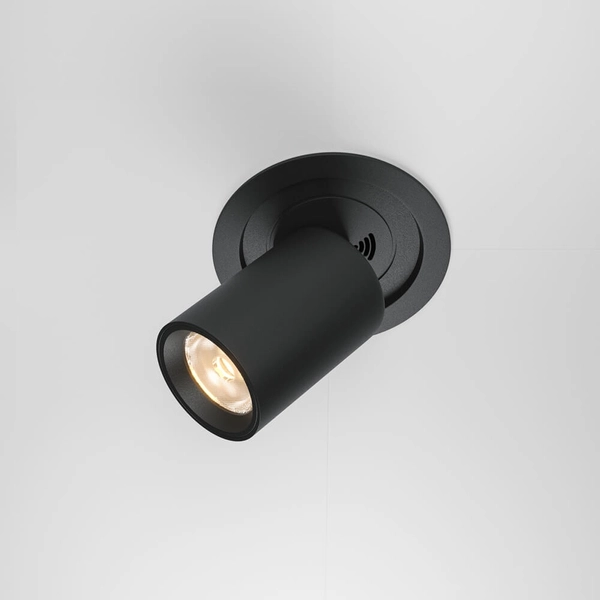 Wpuszczana lampa Hidden DL095-01-10W3K-B LED 10W 3000K punktowa czarna