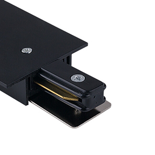 Zasilanie końcowe szynoprzewodu PROFILE RECESSED POWER END CAP 8973 Nowodvorski do 1-fazowej szyny podtynkowej 230V czarne
