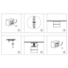 Regulowana lampa sufitowa Onda C024CL-L12B3K LED 12W czarna