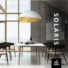 Owalna lampa wisząca SOLARIS 40608 Sigma kopuła czarna miedziana