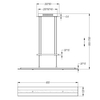 Wisząca lampa Milos R32004107 LED 20W 3000K metalowa srebrna