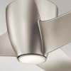 Lampa LED z wiatrakiem Phree nikiel KLF-PHREE-56-BN 10W 4000K na pilot