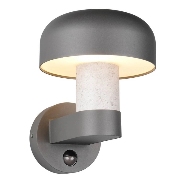 Ogrodowy kinkiet ścienny FRASER 262569178 metalowy IP54 szary