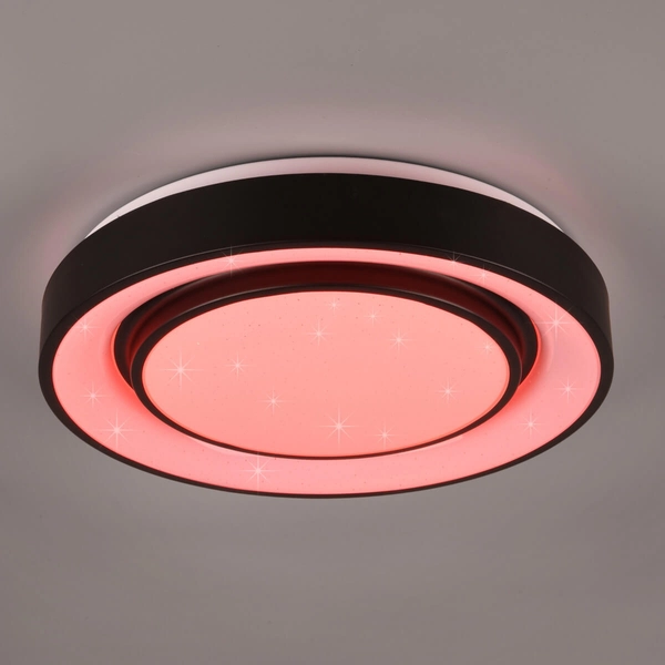 Lampa nasufitowa Mona R65041032 RL Light LED 20W 3000-6000K czarna biała