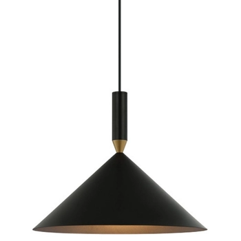 Wisząca lampa Drello PND-541101-BK Italux do gabinetu metalowa czarna