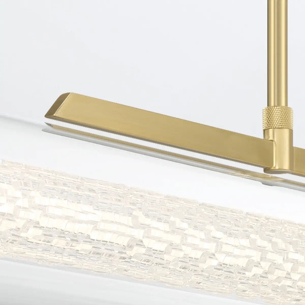 Wisząca lampa szklana tuba Espada QN-ESPADA-LP-BG LED 38W 3000K złoty