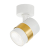 Lampa reflektorowa natynkowa Antillo LP-770/1W WH spot regulowana pojedyncza złoty biały