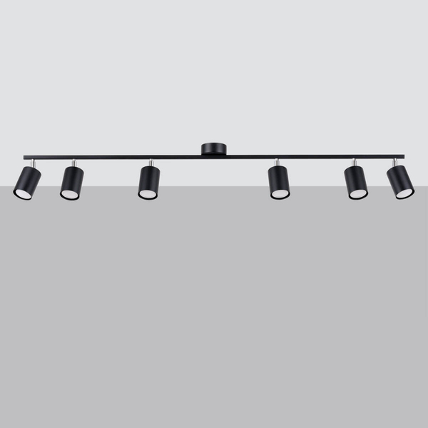 Sufitowa lampa Lemmi SL.1169 tuba regulowana do salonu czarna