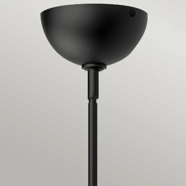 Loftowa lampa wisząca Jude ALM-JUDE-P-MB-CL szklana czarna