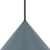Lampa zwieszana trójkątna ZENITH 11484 do salonu szary błękit
