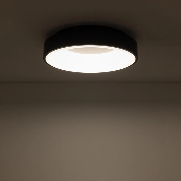 Jadalniany plafon Nikki 11206 Nowodvorski LED 32W 3000K metalowy czarny