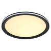 Okrągła lampa sufitowa Belissa 41588D LED 30W 3000K czarna biała