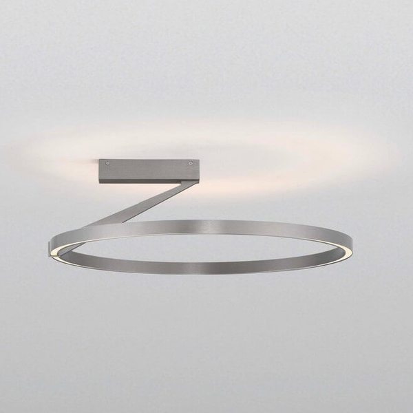 Okrągły plafon do sypialni ZUDANEZ LE44769 LED 44W 2700-4000K szary