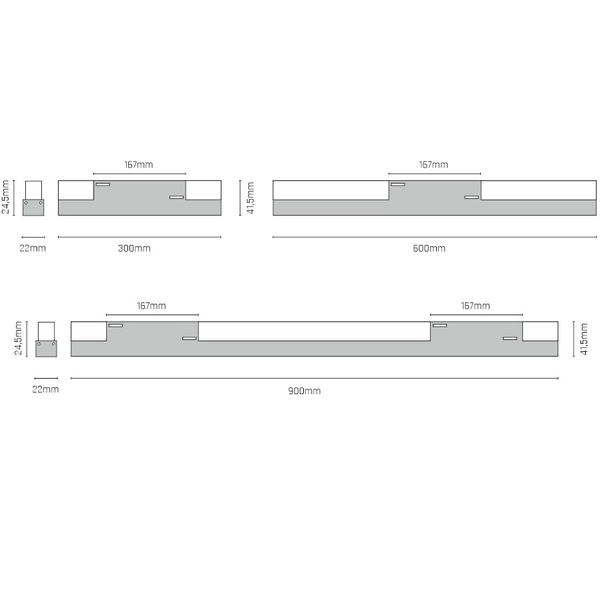 Lampa do szyny magnetycznej Komatsu 6543 Shilo LED 12W 4000K biały