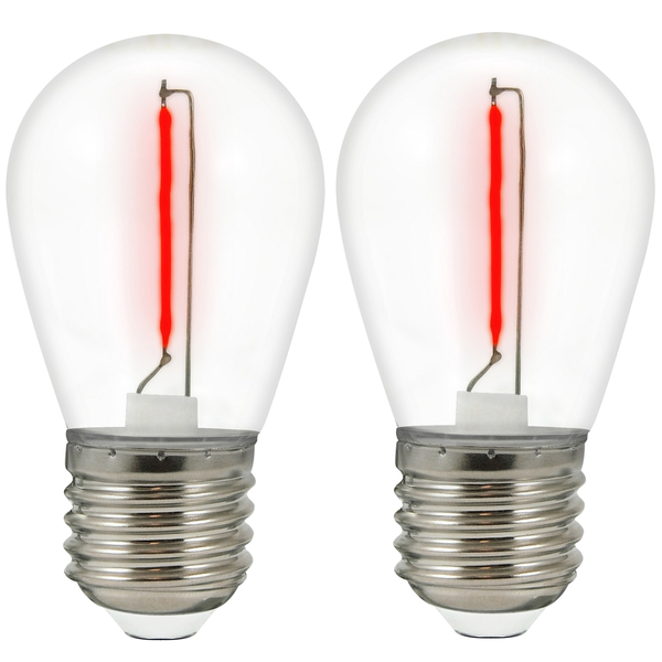 Żarówki LED 2-pak do girlandy zew. Neon 32218 Polux 36V czerwone