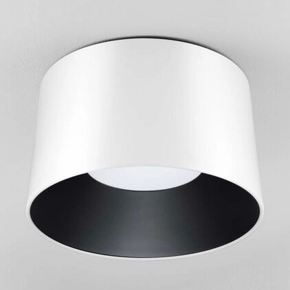 Plafoniera jadalniana CAMPANERO LE44805 LED 24W 3000K tuba biały czarny