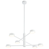 Loftowa LAMPA sufitowa ORBIT 7942 Nowodvorski regulowane pręty sticks molekuły do sypialni białe