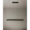 Podłużna wisząca lampa LINEA brązowa MSE1501100493 1xLED 40W 3000K nad wyspę