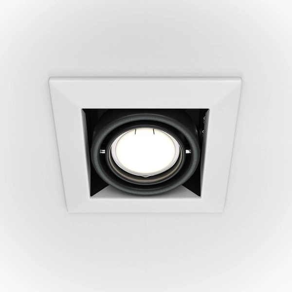 Oprawa podtynkowa Metal Modern DL008-2-01-W regulowana biała