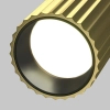 Podtynkowa lampa sufitowa Calipso C110CL-01-GU10-BS czarny mosiądz