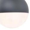 Kulista lampa elewacyjna LOOMA 5138001118 kula metalowa IP54 biała szara