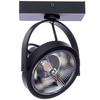 Natynkowa LAMPA sufitowa LUGAR ML5704 Milagro okrągła OPRAWA metalowy spot reflektorek regulowany czarny