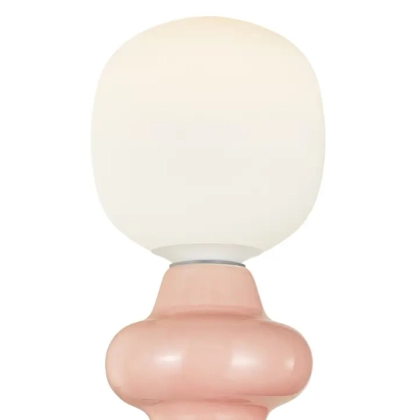 Lampa ścienna do salonu Latera WL-94331-1S-PK kula ceramiczna różowy