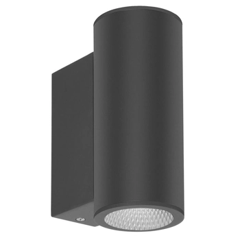 Metalowa lampa ścienna Lenta OWL-2026A-1-GU10 Italux IP54 tuba czarny