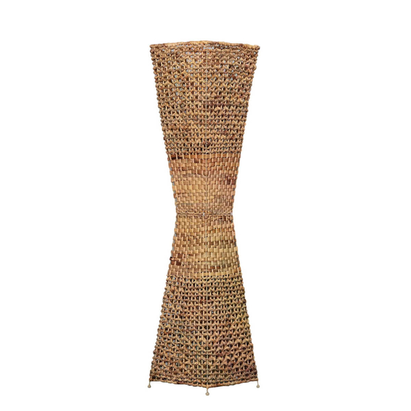 Podłogowa lampa Boho ABR-LP2-BH-E27 Abruzzo włókno naturalne brązowa