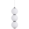 Lampa wisząca PERLA ST-CP231222-3L black LED 12W 3000K kulista czarna biała