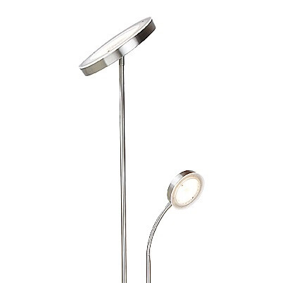 Nowoczesna lampa podłogowa Ophus LED 23W 3000K do salonu satyna