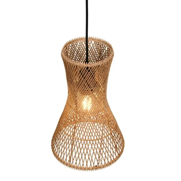 Wisząca lampa boho BIJOU R31831026 do jadalni brązowy czarny