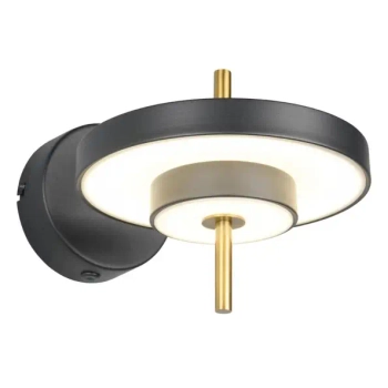 Naścienna ledowa lampa Keaton 240270180 LED 10W 2300-4000K czarny
