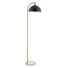 Kopułowa podłogowa lampa Buchanan 112211 z nożnym włącznikiem czarna