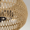 Lampa sufitowa do sypialni Casablanca QZ-CASABLANCA-3SF-PBZ brązowy