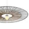 Ekologiczna wisząca lampa 19106 do jadalni bambusowa biały