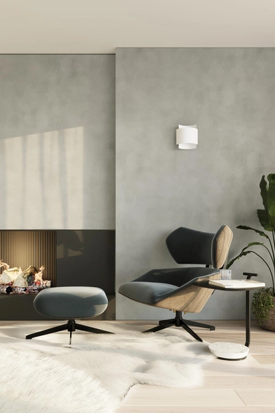 Lampa ścienna do sypialni Impact SL857 Sollux metalowy kinkiet biały