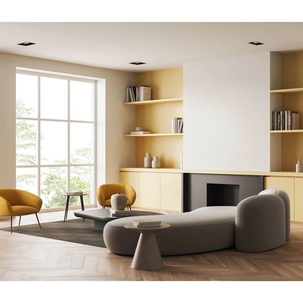 Metalowe oczko wpuszczane Naru DL-61903C-BK Italux do gabinetu czarne