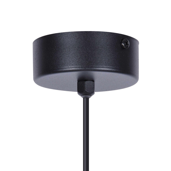 Pojedyncza lampa wisząca Falcon K-4930 do holu czarna