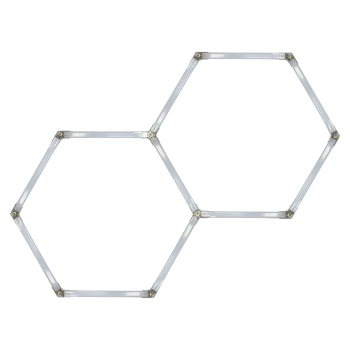 Garażowa lampa sufitowa Geometric LP-0209/2C 4K LED 4000K IP44 biały