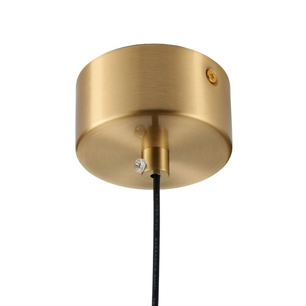 Wisząca lampa złota SUNBLAST LED 5W 3000K talerz nad stół ST-DL5623