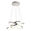 Pierścieniowa wisząca lampa LUNE chrom 33-64738 3xLED 60W 4000K ściemnialna ring