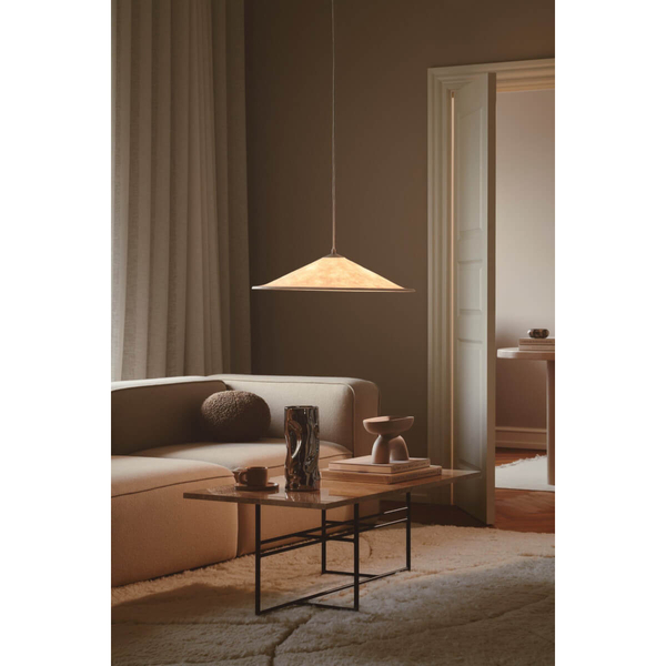 Wisząca lampa kapelusz Hill 2420073001 japandi biały